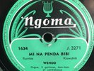 WENDO NGOMA 1634 AFRICA 78 RPM E+ CONGO AFRICAN GUITAR