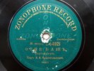 78rpm ARKHANGELSKY Church Choir Lord's Prayer /Praise the Lord RUSSIAN ZONOPHONE