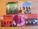 5  SINGLES   60er Jahre      THE  BEATLES       mit Original-Cover