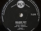 SUPER RARE-ELVIS PRESLEY-SOLDIER BOY / MAKE ME KNOW IT-78 RPM-SOUTH AFRICA- EXC