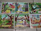 6 Disney LP Records BAMBI PETER  PAN CINDERELLA  ALICE IN WONDERLAND  PINOCCHIO