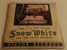 SNOW WHITE & THE SEVEN DWARVES 78RPM Set Walt Disney VICTOR ALBUM J-8 E+