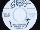 Northern Soul 45 MARTHA & VANDELLAS In My Lonely Room GORDY HEAR VG++ promo