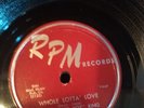 78- rpm- b.b. 'blues boy' king- whole lotta love, you upset me baby 416