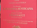 DGG 3-LPs 139-205/7: Cavalleria Rusticana / Pagliacci - KARAJAN, 1966 DEU TULIPS