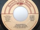 Johnnie Taylor What About My Love / Reaganomics Vinyl Single 7inch beverly gl