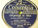 78 trs-rpm-Charles TRENET-Les oiseaux de Paris  - COLUMBIA DF 2614