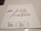 HAND SIGNED Willie Nelson - To Lefty From Willie Columbia Records DEMO