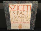 Bach 6 Sonatas Partitas violin alone Szigeti Vanguard BG 627/9 3 LP famous set