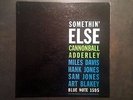 Cannonball Adderley, Somethin' else, BLP 1595, 47West 63rd, ear, RVG, DG, EX