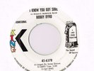 Bobby Byrd 45RPM I Know You Got Soul o  King Funk / SOUL Hear   PROMO