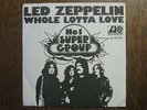 LED ZEPPELIN 45 TOURS BELGIQUE WHOLE LOTTA LOVE