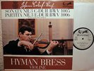 HYMAN BRESS BACH SONATA & PARTITA NO.3 VIOLIN SOLO EURODISC 70870 KK SAMPLE COPY