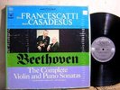 COLUMBIA D4S 724 BEETHOVEN Complete VIOLIN SONATA FRANCESCATTI CASADESUS 4LP NM