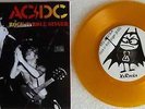 AC/DC Vinyl Single Rock 'n Roll Singer orange mit Bon Scott