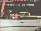 ROY ORBISON--RAREST MONUMENT LABEL PICTURE SLEEVE + 45--(I'M HURTIN