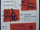 BARTOK: Quartet No. 3 & 4-Juilliard String Quartet Album-COLUMBIA #ML4279-Violin