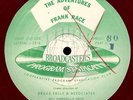 2 ADVENTURES OF FRANK RACE 16 INCH RADIO SHOW TRANSCRIPTION DISCS OLD TIME RADIO