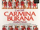 CARL ORFF - A. PREVIN - THE LONDON SYMPHONY ORCHESTRA ?Carmina Burana LP / Vinyl