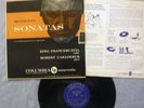 Beethoven Sonatas 3 E-Flat Op 12 4 A minor Op 23 Casadesus Francescatti LP 1952