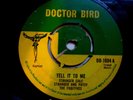 STRANGER COLE/PATSY - Tell It To Me/Your Photograph. Doctor Bird DB 1084 G-
