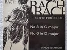 BACH SUITES NO. 3 & 6 FOR CELLO JANOS STARKER SAGA XID 5161 UK LP NM VINYL