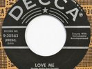 BUDDY HOLLY Love Me / You Are My One Desire DECCA 45 original 1958 VG++ HEAR