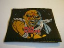 IRON MAIDEN – very rare old original 80s PIECE OF MIND, UNCUT Patch  metal