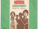 KINKS Wonderboy RARE Denmark 45 danish p/s UK psych mod garage Pretty Polly HEAR