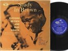 Clifford Brown Max Roach Study in Brown MG-36037 EmArcy 1955 LP  Mono 1st Press