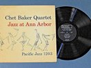 The Chet Baker Quartet Jazz at Ann Arbor World Pacific LP VG+ mono VG cover 1955