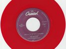 RARE BEATLES RED VINYL 45RPM,,LUCY IN THE SKY WITH DIAMONDS / WHEN IM 64,CAPITOL