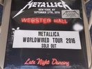 Metallica Live At Webster Hall, New York 9/27/16 [3LP] 140 Gram vinyl, gatefold