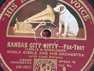 NOBLE SISSLE & ORCH Kansas City Kitty/I'm Crooning A Tune About June HMV 78rpm