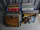Abandoned in Storage 120-140 pieces Black Vinyl Records LPs AC/DC Meat Loaf etc