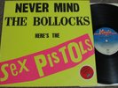 SEX PISTOLS Never Mind The Bollocks ORIG.'77 UK BLANK BACK LP A1/B2 V2086 Virgin