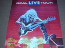 IRON MAIDEN STUNNING RARE 'REAL LIVE TOUR' EUROPEAN TOUR POSTER 1993