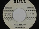 Doo-Wop 45 - Heartbeats - Crazy For You - Hull - VG+ mp3 Shane Sheppard credits