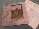 LED ZEPPELIN FOUR SYMBOLS ATLANTIC K 50008 JIMMY PAGE GATEFOLD INNER SLEEVE
