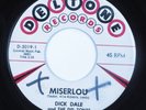 Instrumental Surf Tittyshaker 45 DICK DALE & THE DEL-TONES Miserlou DELTONE HEAR