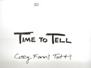 COSEY FANNI TUTTI  'TIME TO TELL' (1982)  CLEAR VINYL 2017 DELUXE LP UK  IMPORT