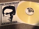 ELVIS COSTELLO: Our Aim is True CLEAR vinyl 1977 Nick Lowe FRANCE Import PROMO