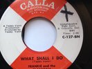 FRANKIE AND THE CLASICALS - WHAT SHALL I DO - NORTHERN SOUL - ORIGINAL- CALLA VG