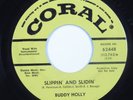 Rockabilly 45 BUDDY HOLLY Slippin' And Slidin' CORAL promo HEAR