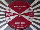 1958 Country 78 rpm JOHNNY CASH What Do I Care / All Over Again  COLUMBIA Canada