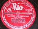 TRIO SAN ANTONIO 78 rpm MEXICAN/RANCHERAS Rio 242 E