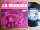 EP HALLYDAY A L OLYMPIA  LA BAGARRE POCHETTE PAPIER GRENEE