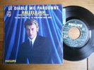 EP HALLYDAY POCHETTE PAPIER GRENEE AVEC LANGUETTE LE DIABLE ME PARDONNE