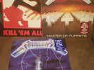 Metallica Vinyl Kill 'Em All, Ride the Lightning, Master of Puppets 12
