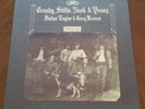 Crosby Stills Nash & Young Deja Vu LP Textured Cover & Paste On Label NM